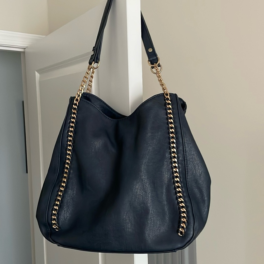 Navy Blue Hand Bag